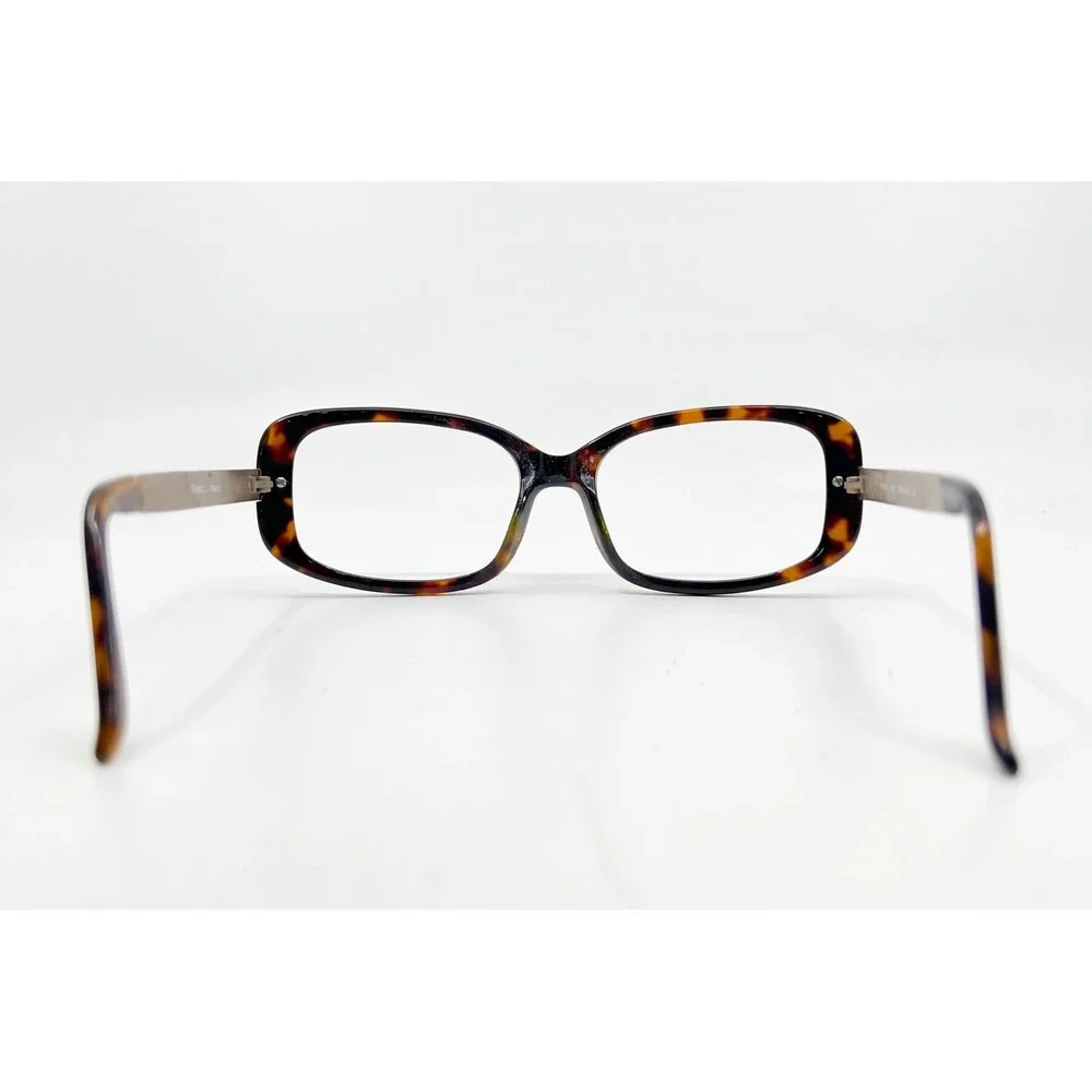 Parke Eyeglasses Womens Tortoise PK6012 Rectangle Full Rim Frames 55-18-130